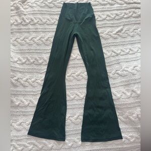 Aerie Dark Green Flare Pants